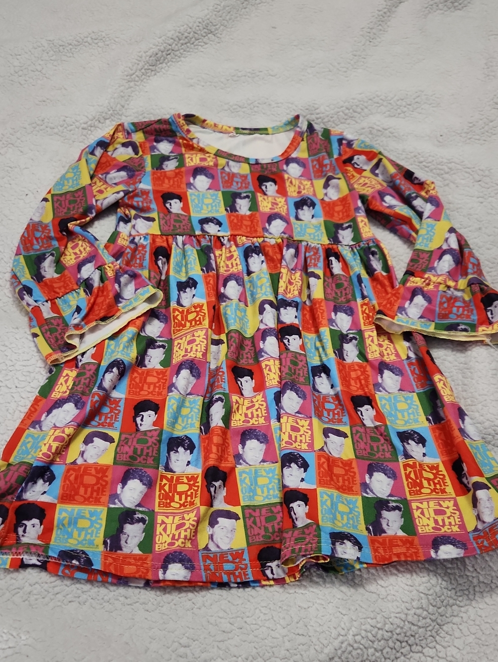 New Kids On The Block boyband dress Girls Size 4